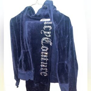 Juicy couture navy blue tracksuit size M